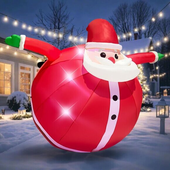 🆕9FT Christmas Inflatables Santa Claus Decoration for Indoor Outdoor Decor - Picture 10 of 10